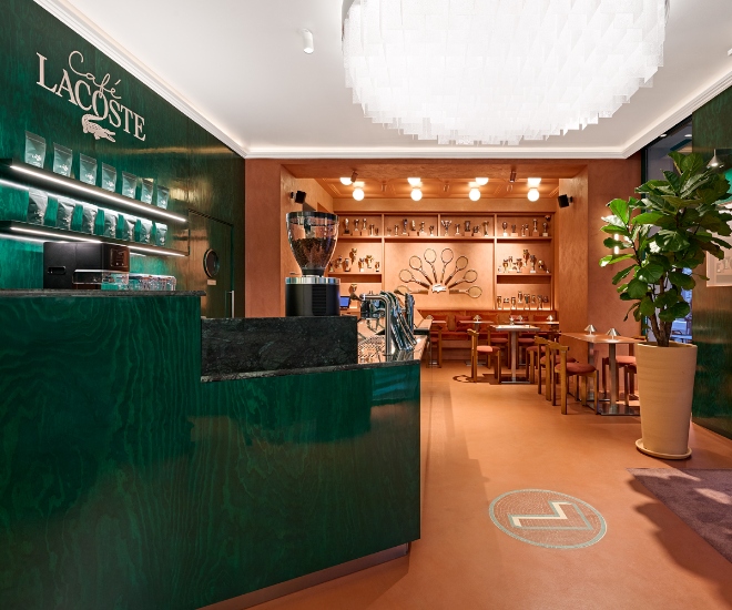 Lacoste 进军酒店业，开设独立巴黎咖啡馆