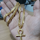 我融化了 3 个旧戒指来制作这款 Ankh 吊坠。