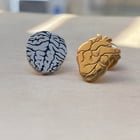 逻辑与情感的碰撞——心脏和大脑解剖耳环