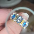 我昨天捡到的（可能是）复古人造珠宝戒指，比看起来重，没有标志