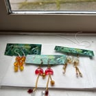 我为市场制作的这些耳环得到了反馈！