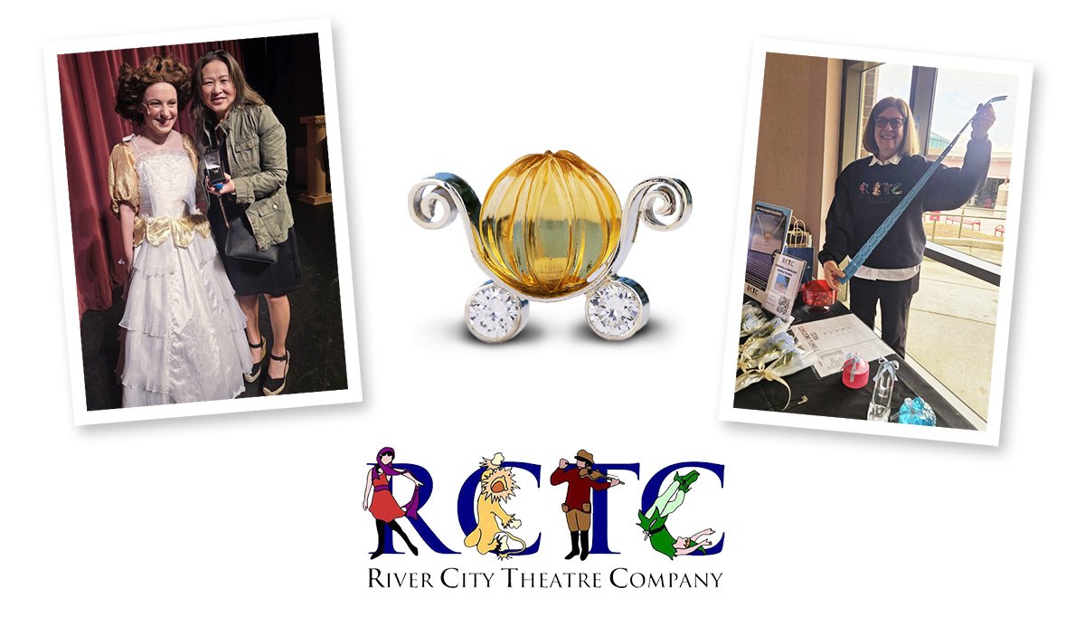 The pumpkin carriage pendant we made for RCTC with some photos from the performance event