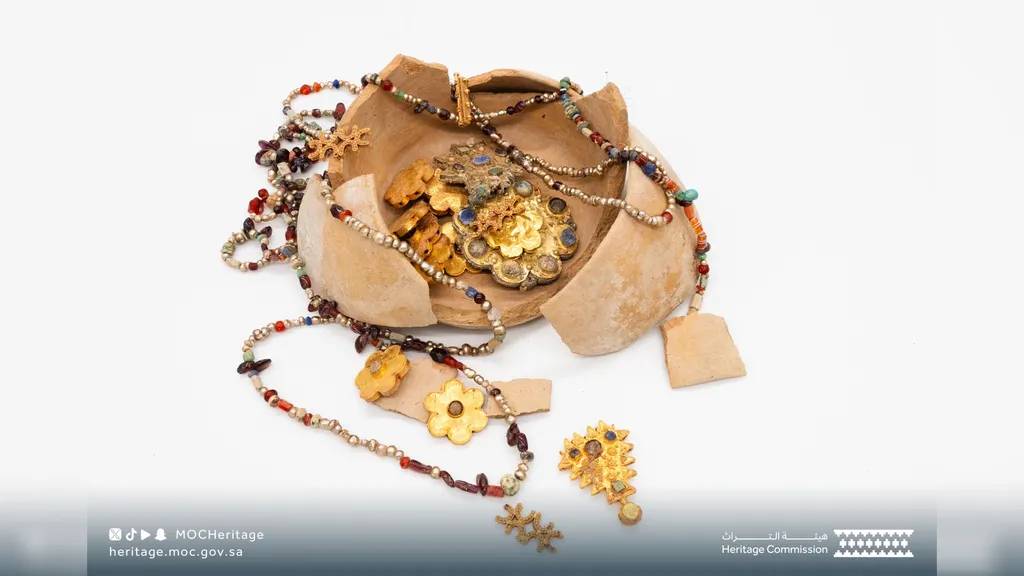 沙特考古学家在朝觐路定居点发现阿拔斯时代的黄金珠宝宝库 – Al Shahriyah Jewelers