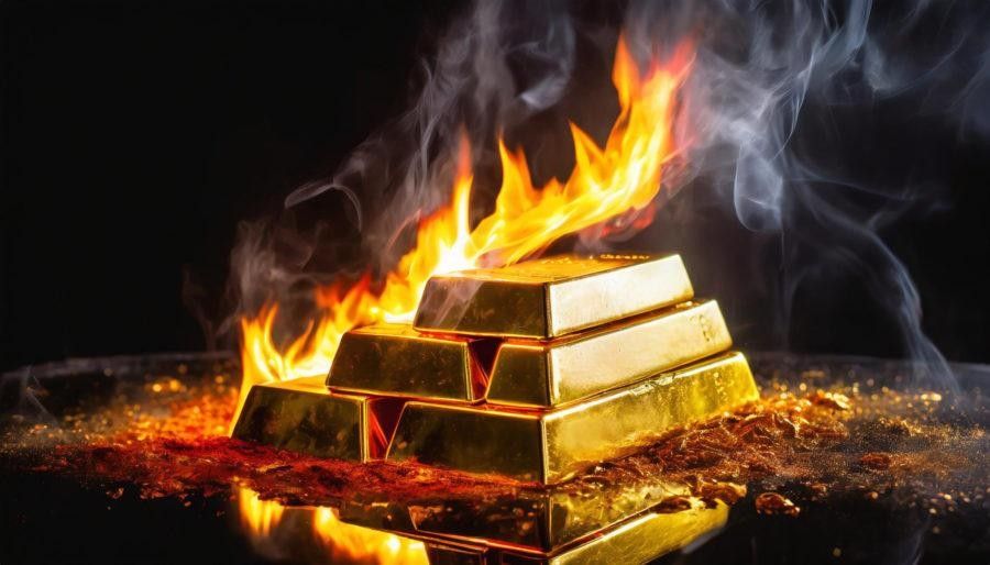 Gold on Fire